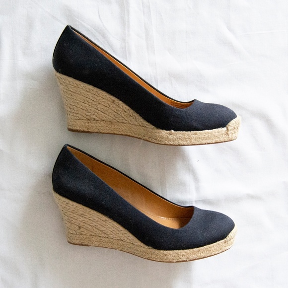 J. Crew Factory Canvas Espadrille Wedges - Picture 4 of 5